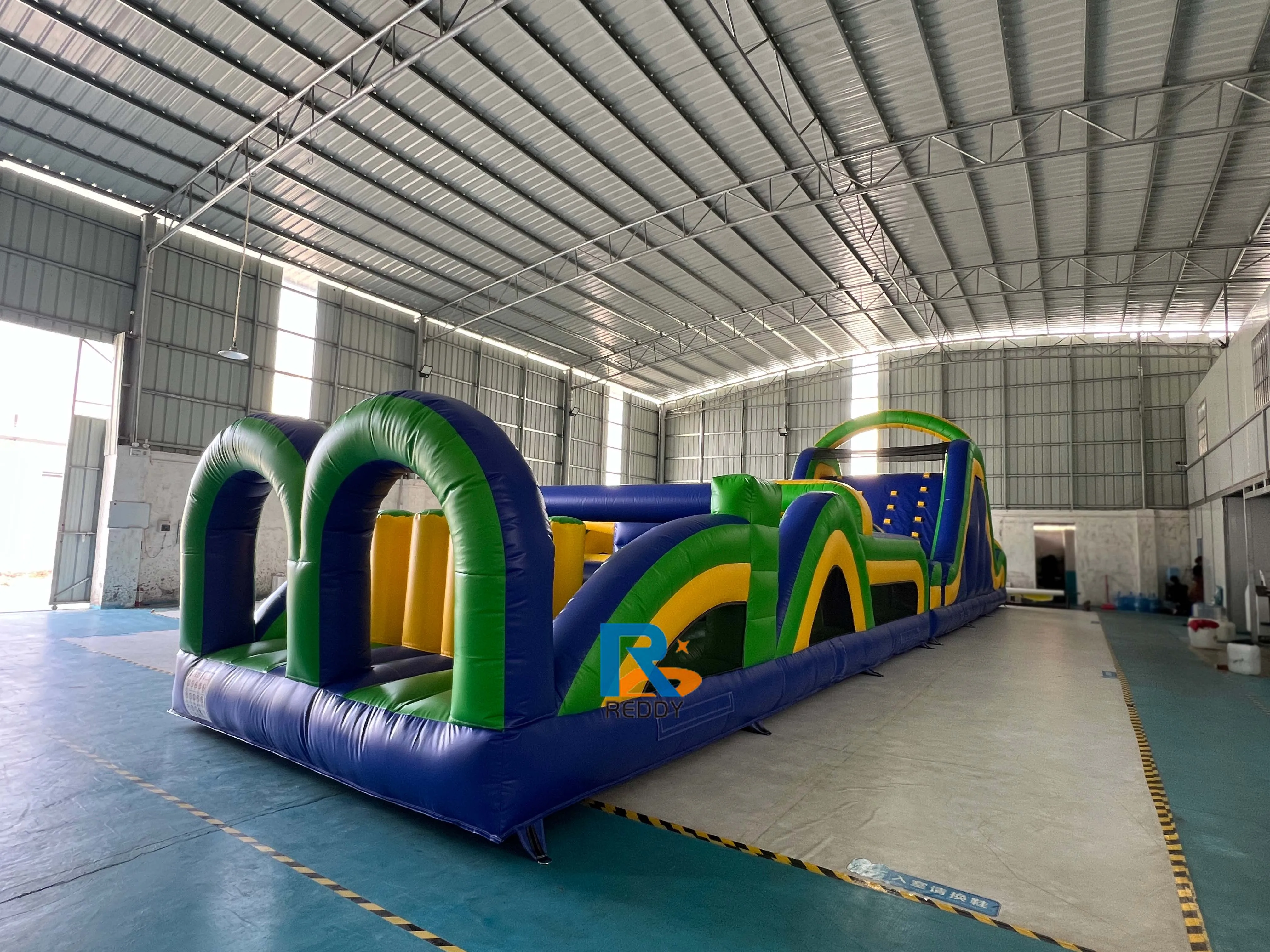 Customized Commercial Inflatable Bouncy Obstacle Course Playground Exciting Fun for All Ages