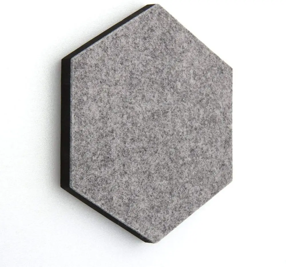 
Amazon decoration home decor colorful self adhesive eva foam cork memo board hexagon wall tiles felt bulletin board 