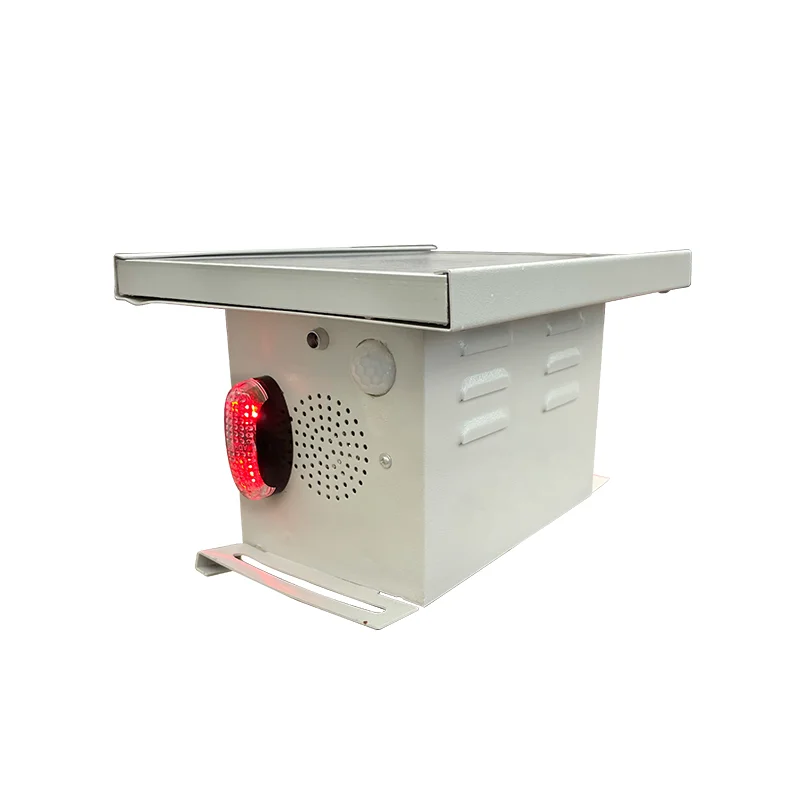 Smart ultrasonic bird repeller for power/signal/communication tower