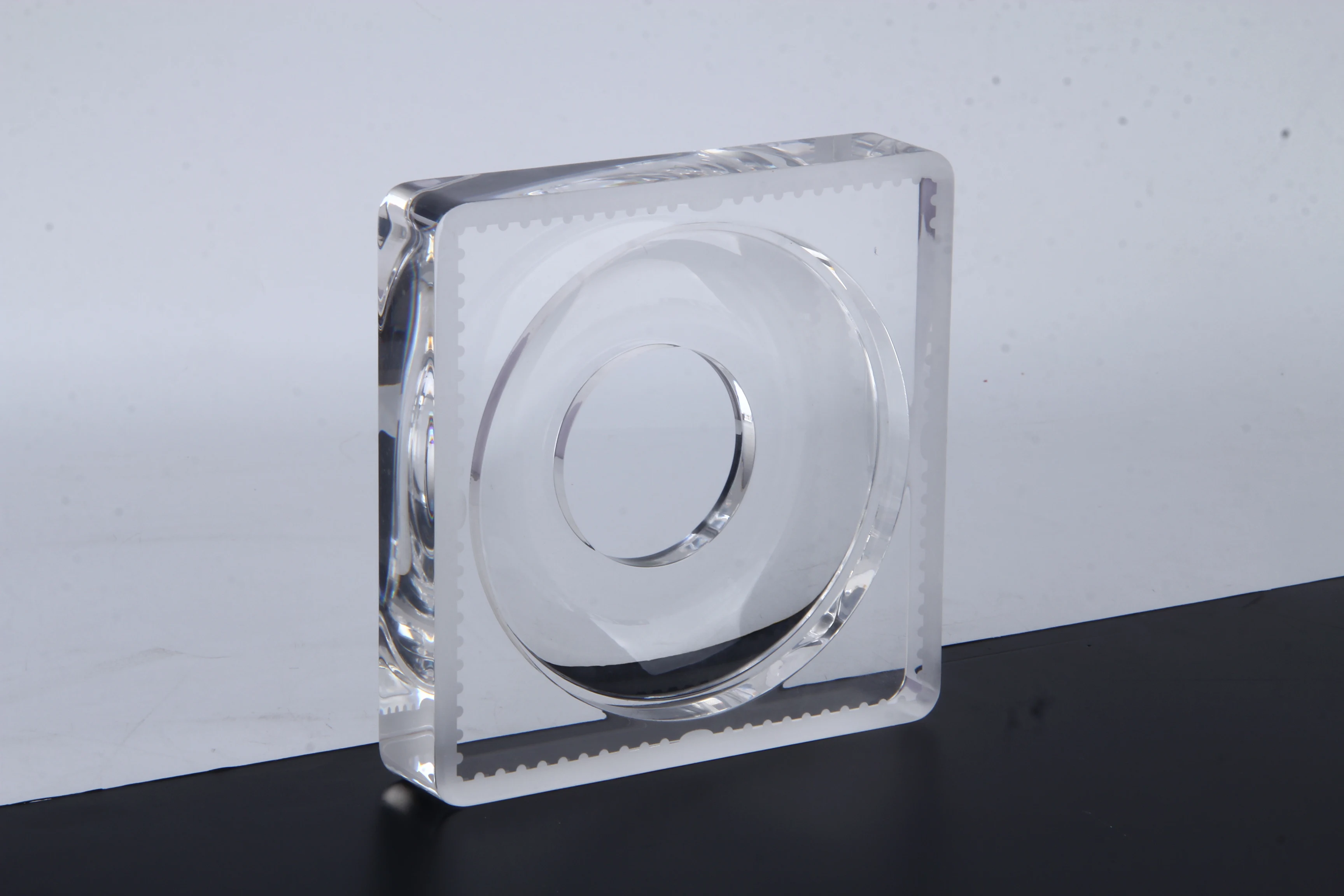 EXCEL High Quality Challenge Coin Souvenir Box Plastic Clear Acrylic Coin Display Case Transparent Laser, Silk Screen Printing