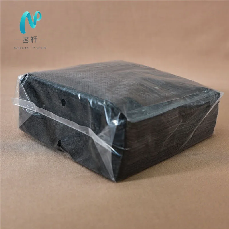 MingXuan Custom Cocktail Paper Napkins beverage napkins for restaurant Red napkins with logo