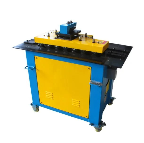 Square plate joining nibbling machine Round air duct closing connection nibbling processing machinery