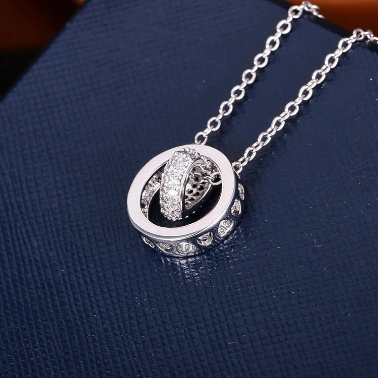 Hot sell Stock High quality Jewelry Stone Necklace gold jewelry 18k