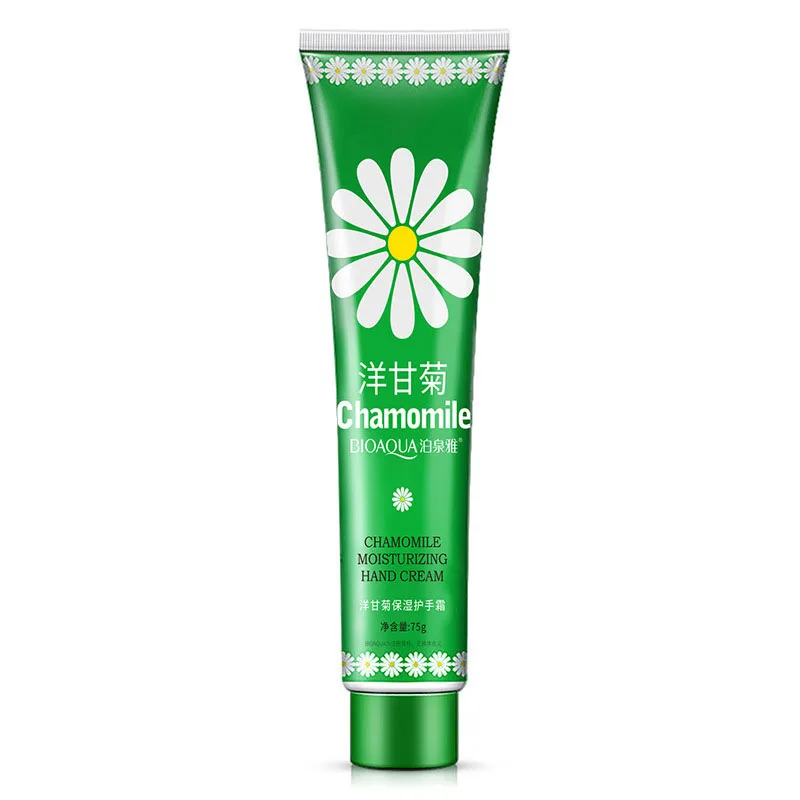 OEM BIOAQUA Natural Plant Extracts Chamomile Glycerin Whitening Moisturizing Smoothing Hydrating Mini Hand Cream