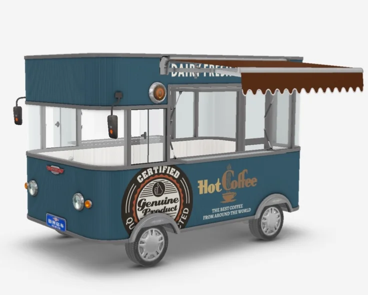 Сделано в Китае, низкая цена, новый дизайн, профессиональный прицеп для пищевых продуктов и мобильный грузовик для фаст-фуда на продажу