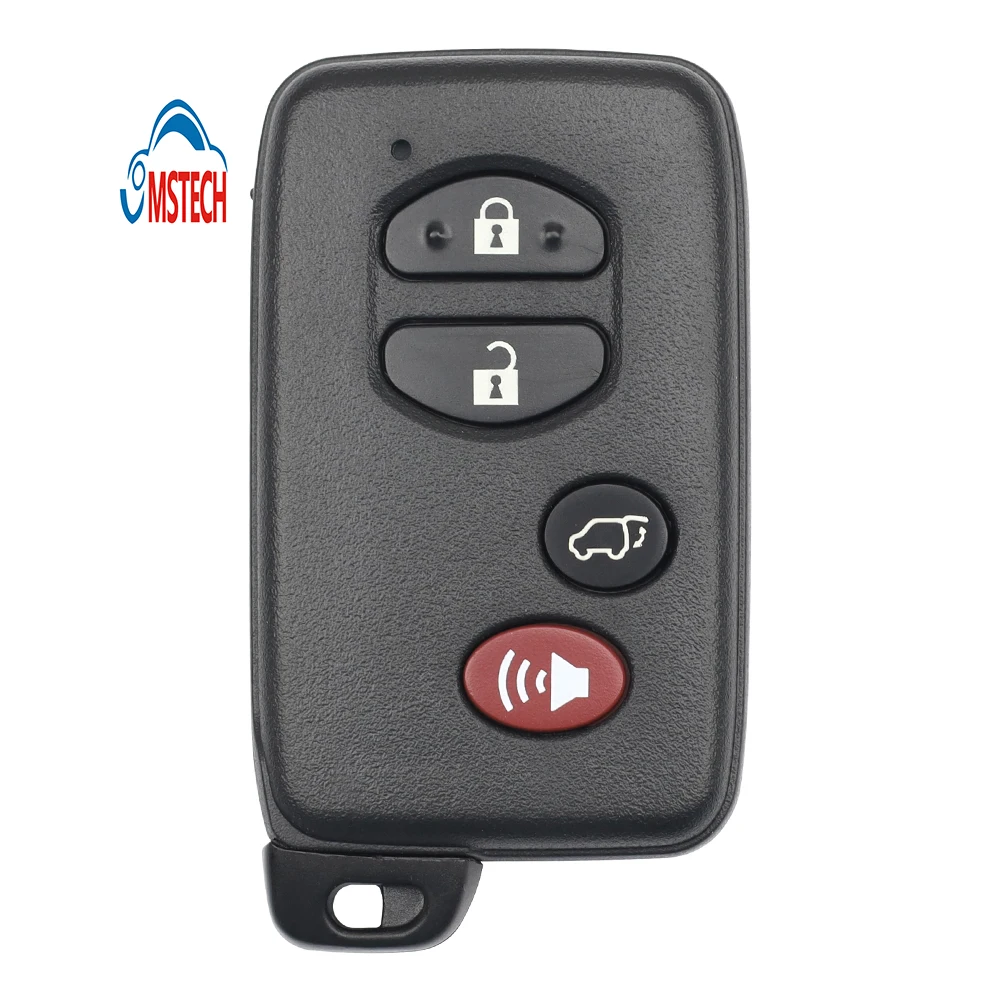 MS 3+1SUV Buttons Universal Smart Car Remote Key Shell for Toyota prius Replacement Vehicle Fob Case auto Blank Key Shell
