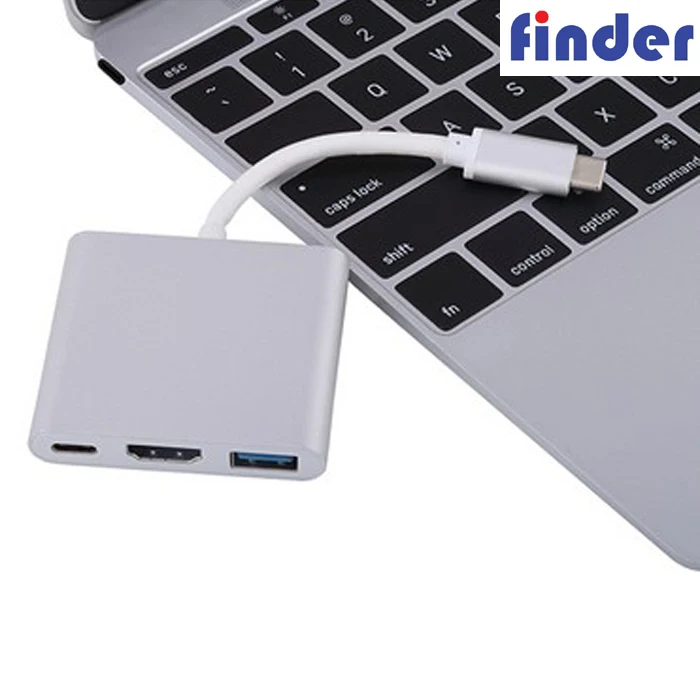 Hot sale 3in1 Type-C HUB Adapter USB3.1 to HDMI and USB3.0 and PD