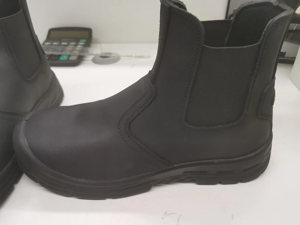 SAFETREE Chelsea Safety Boots Leather Boots with Steel Toe CE EN20345 S1P