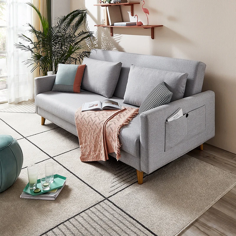 102570 fabric sofa 3 seater sofa bed folding modern convertible sofa bed