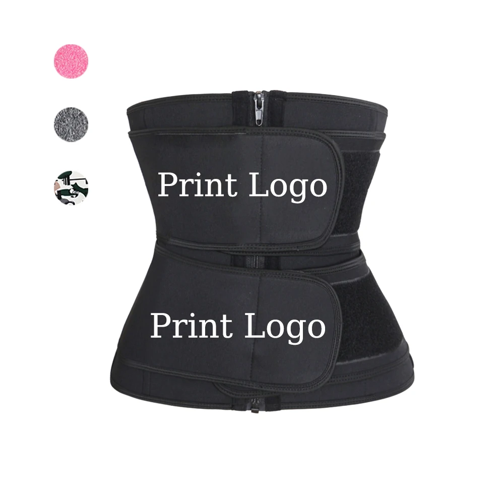 High Quality Steel Bone Sweat Double Strap Women Corsets Plus Size Wholesale Latex Waist Trainer Waisttrainer
