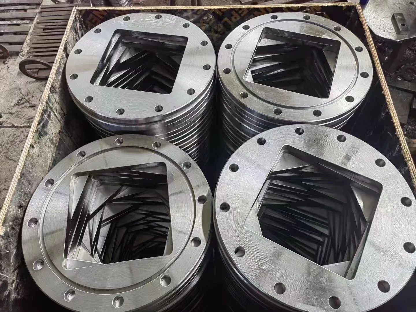 Углеродистая сталь кованая asme b16.5 wn rf фланец a105/sa105n ansi b16.9 b16.11 фитинги фланцы