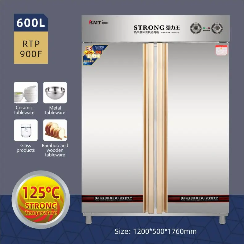 
High End 2 Door Hot Air Circulationhigh Save Energy High Temperature Tableware Disinfection Cabinet 