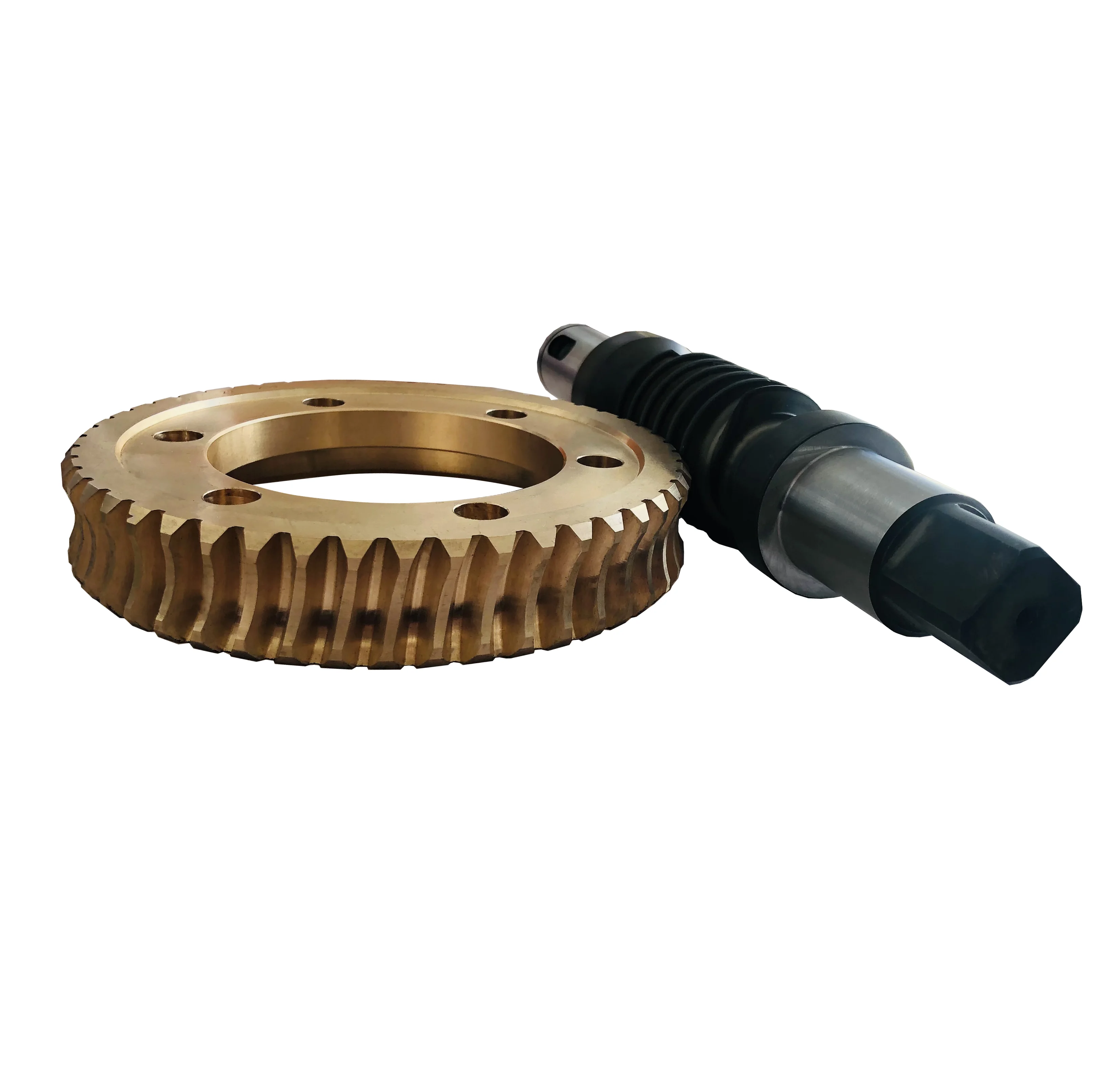 Small Mod Gear and Worm Gear Set OEM Custom CNC Machining Non-standard Brass Service