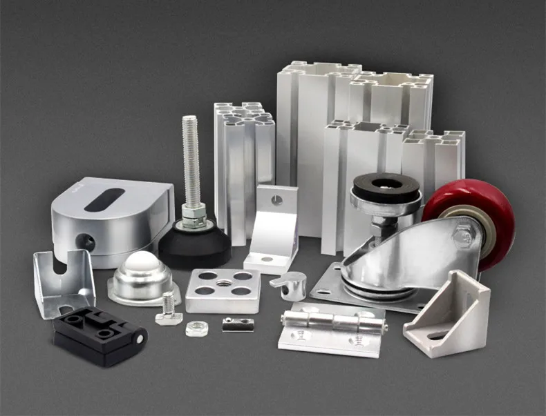 Aluminum alloy plastic film Assembly workbench Newly designed aluminum profiles with various specifications  aluminum scrap