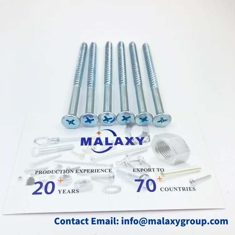 Malaxy высокий уровень безопасности DIN 7997 высококачественный стальной винт с потайной головкой по дереву