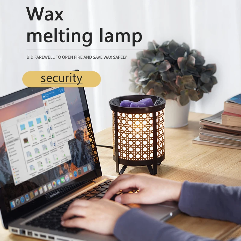 Incense Oil Burner Making Holder Metal Electric Wax Melt Heater Fragrance Essential Oil Burner Candle Soy Wax Aroma Burner