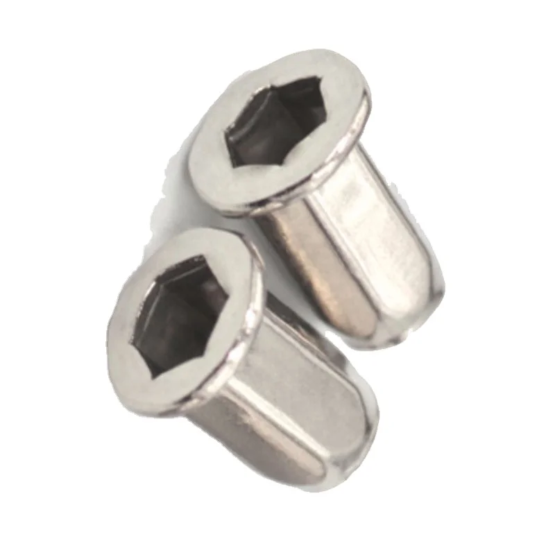 M8 M10 M12 Stainless Steel Polish SS304 316 316L A2 A4 70 80 ANSI AISI 304 316 SUS 304 316 Hex Hexagon Flat Head Blind Rivet Nut