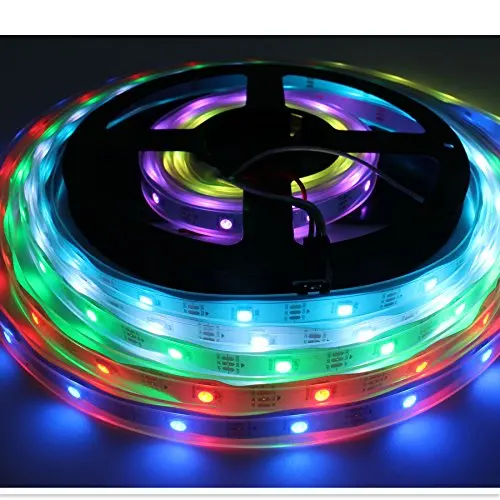 Smart Addressable  RGB Full Color led strip  5V SMD 5050 144 LEDs/M  WS2812B pixels led magic strip Light