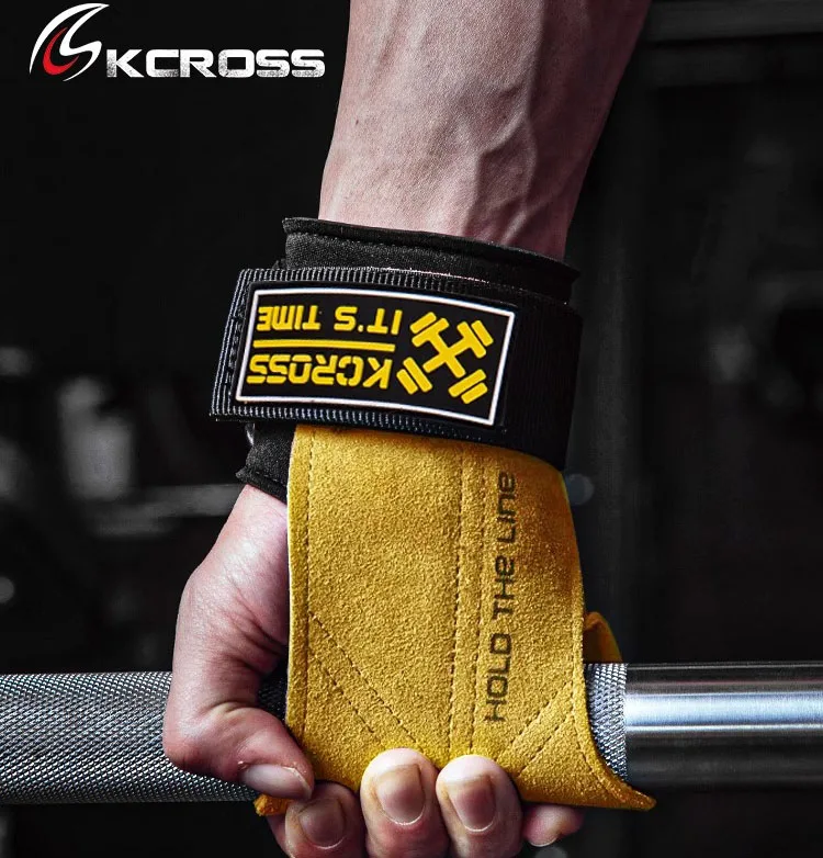 Wholesale High Quality Professional Custom Gym Fitness Micro Fiber Hand Grips for Heavy Training