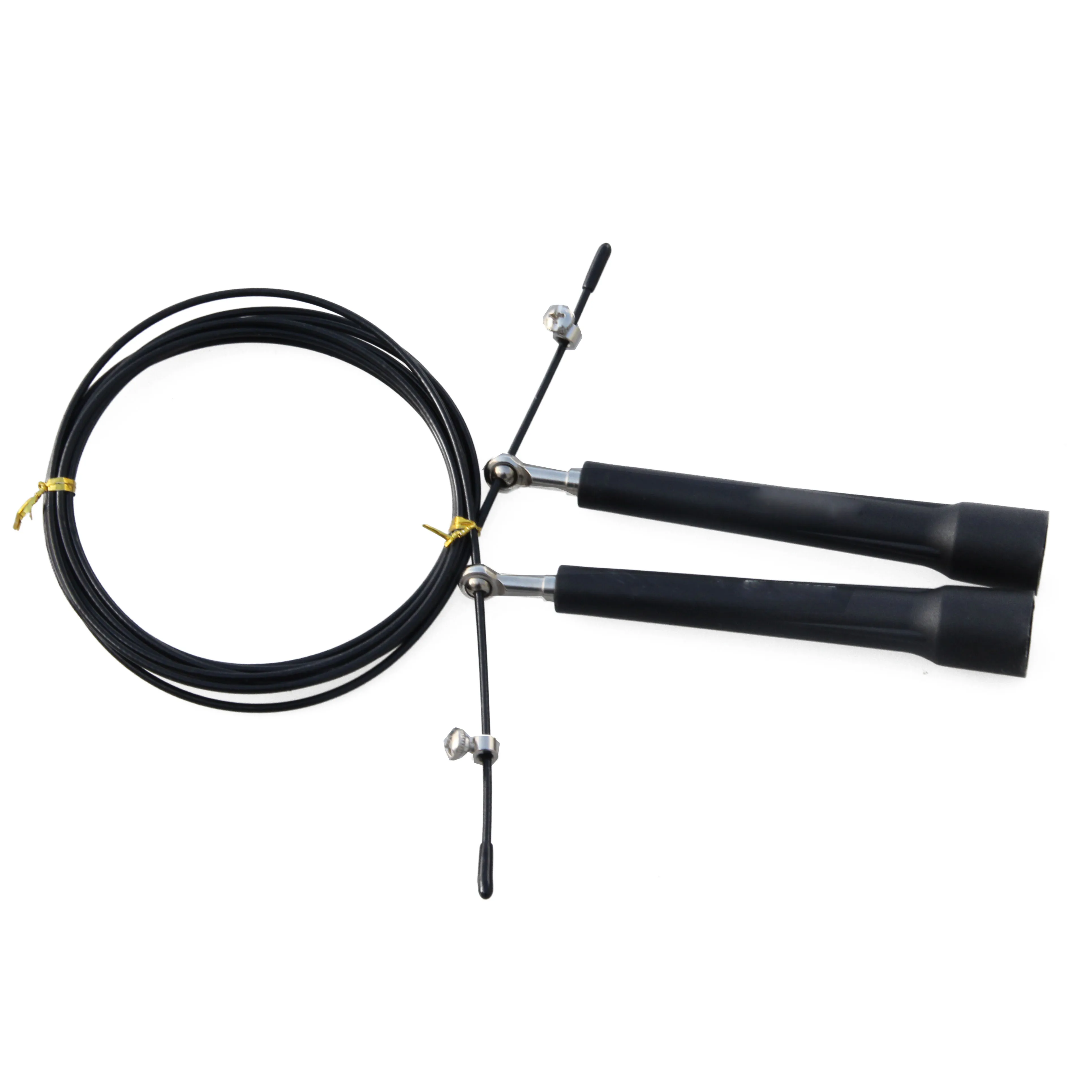 Supplier Wholesale Training Fitness Accessories Jump Rope Aluminum Handle Steel Wire High Speed Jump Rope