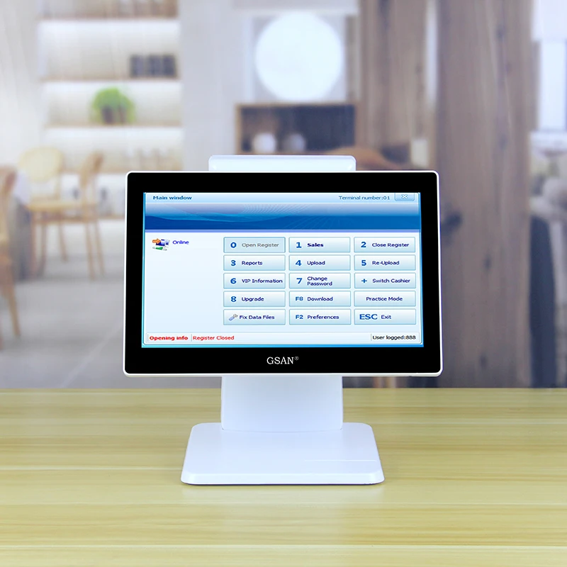 Dust-Proof Android System 14 Inch Supermarket Pos Monitor Touch Screen For Pos System