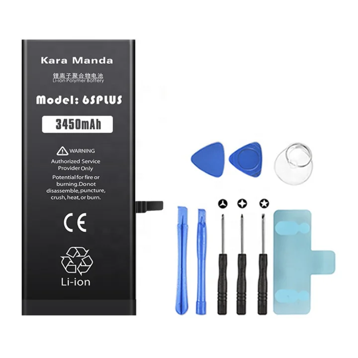 OEM Cell Phone Battery High Capacity 3450mAh Li-ion Polymer Battery Replacement for iphone 6sPlus with Install Tool kits