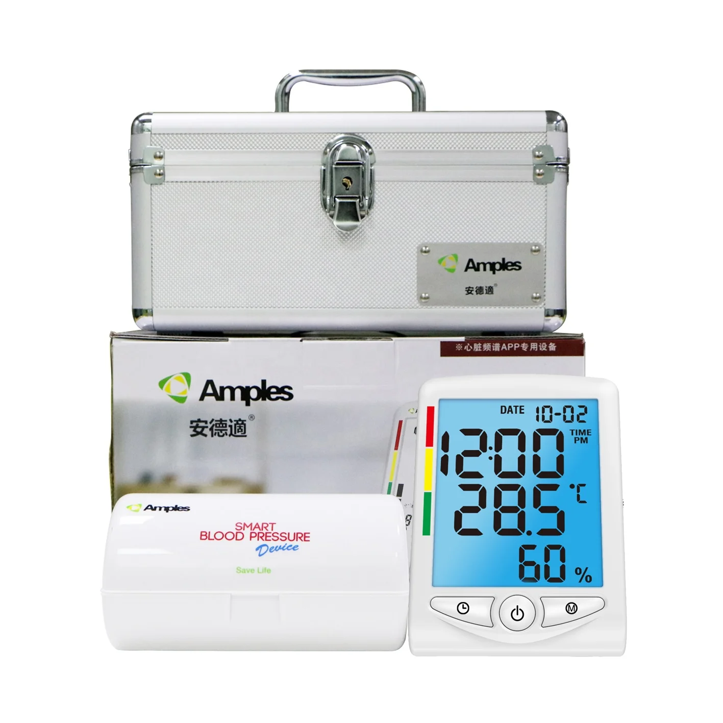 APP health management ECG+Heart Attack Early Warning Arm Blood pressure monitor