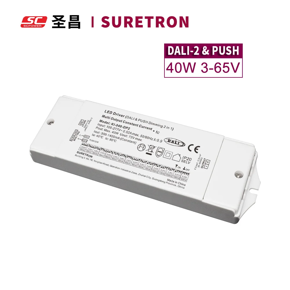 Modern hotel ceiling luxury lamp driver DALI2 DT8 Tc Tunable White led light driver for living room home led ceiling lamp