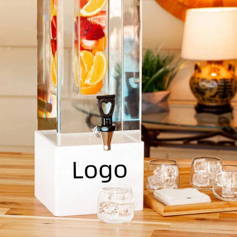 Wholesale Custom Large Plastic Juice Beverage Dispenser Clear Acrylic Drink Dispenser With Stand