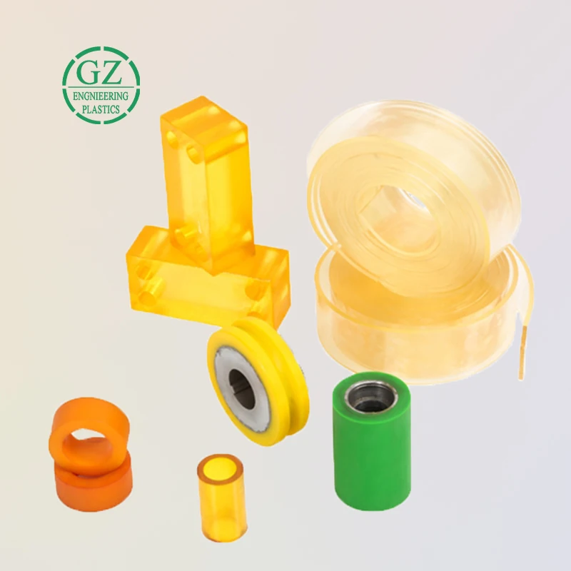 Guangdong factory customized machined wear resistant high elastic polyurethane tear of resistant bushings