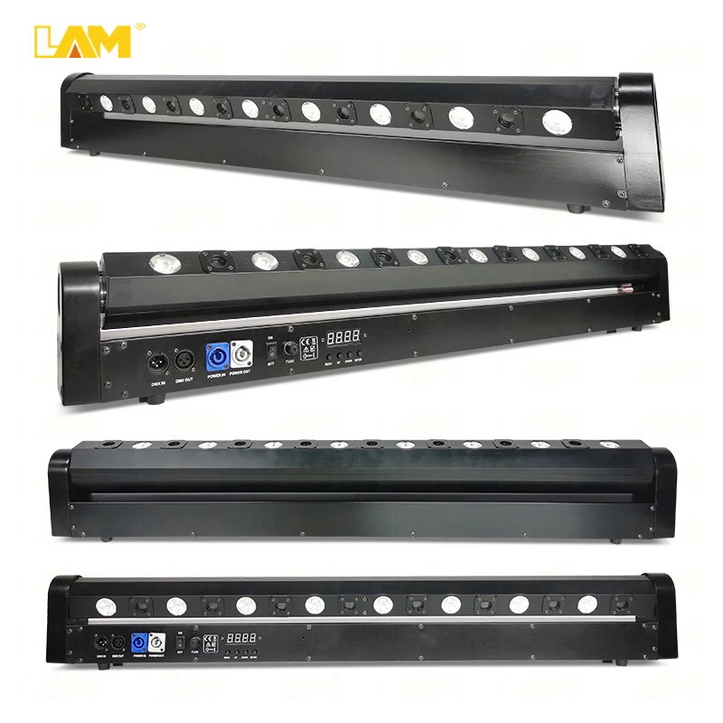 LAM 8 Eyes Laser 8 Beam Moving Head Lights RGB Color 8+8 Laser Beam Bar Moving Head Light for Night Club Disco