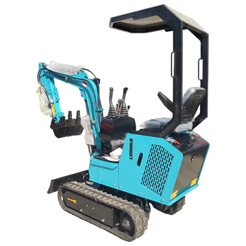E.P High Quality Free Shipping EPA CE Best Towable Backhoe Gasoline Engine Earth-Moving Machinery 1 Ton Mini Digging Equipment