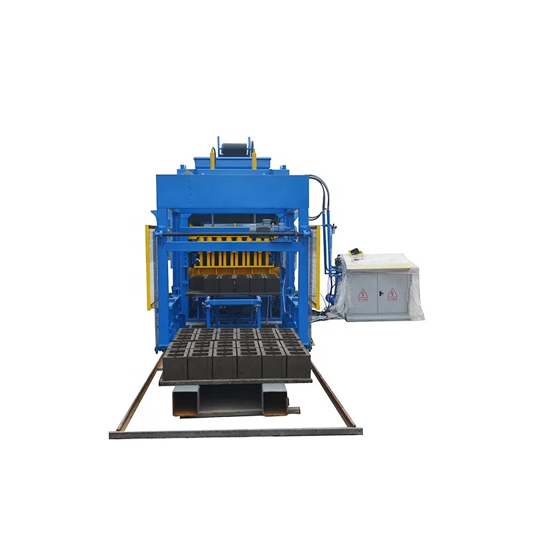 QT12-15 Hydraulic Full Automatic Concrete Brick Block Machine with Stacker