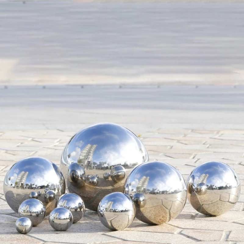 Mirror polishing metal half ball SS304 SS201 hollow large steel hemisphere Stainless Steel Ball