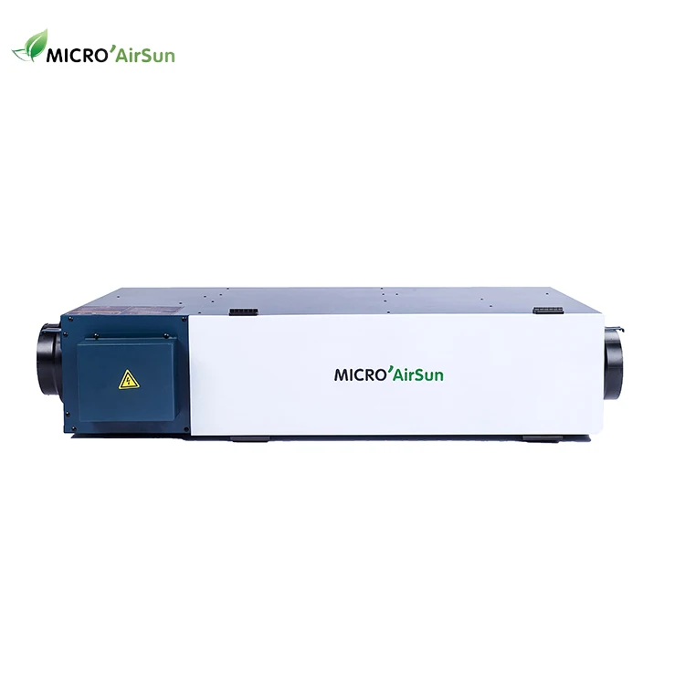 250 m3/h DC latent heat exchange ventilation system with ERV core