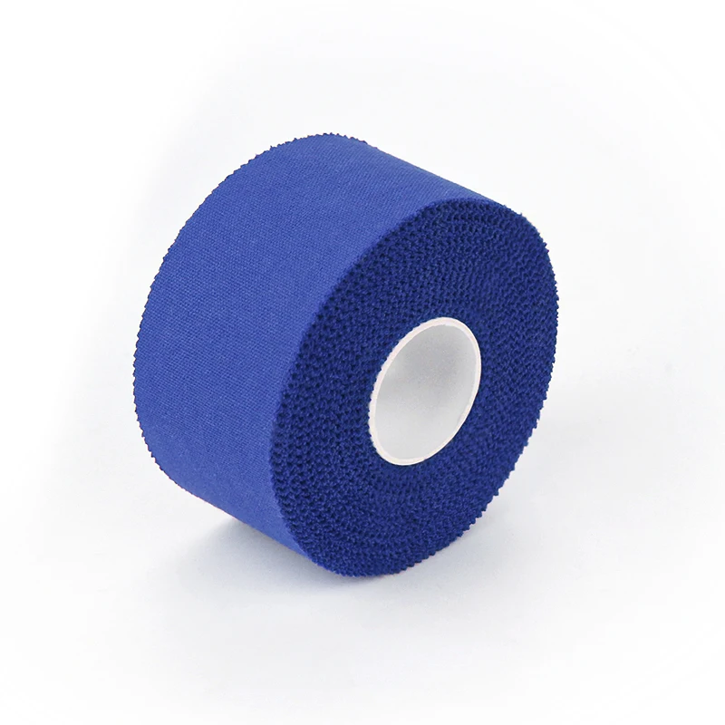 Cotton 3.8cmx13.7m Logo Printing Available White Athletic Muscle Tape Finger Tape Elastic Sports Tape