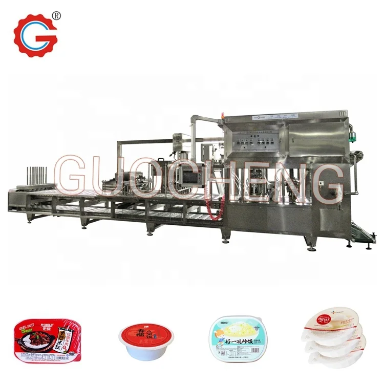 Shantou Factory Liquid Filling Sealing Machine Porridge Bowl Filling Machines