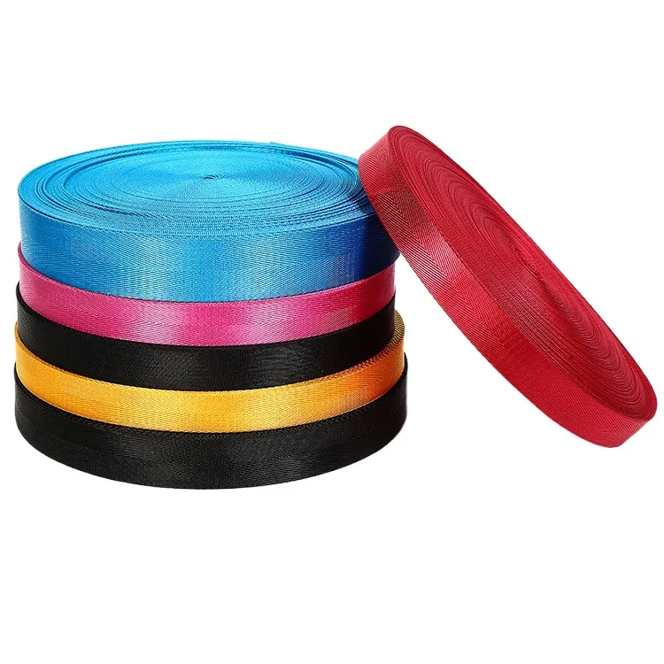 20/25/32/38mm Width Webbing Straps Band for Cloth and Bags Binding Tape Backpack Nylon Belt Strap Herringbone twill Ribbon