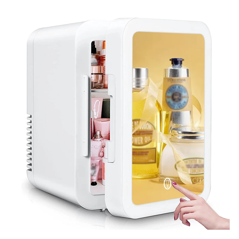 Custom home Cosmetic makeup Skincare Refrigerator beauty mini fridge small refrigerators hotel dc fridge sales