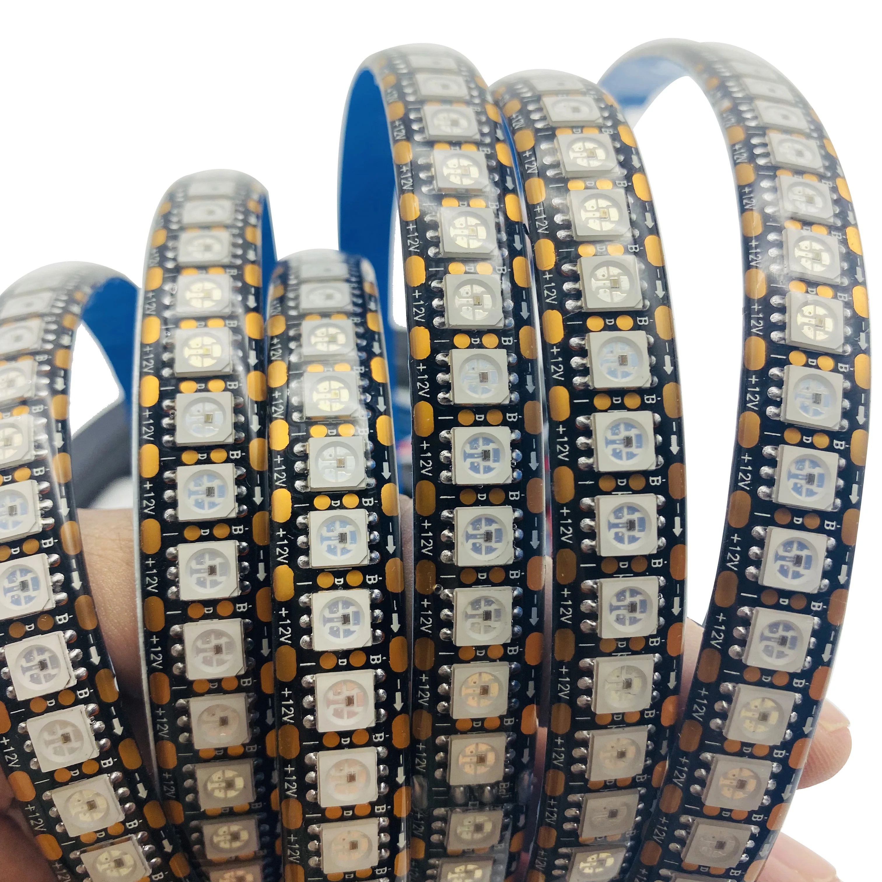 Индивидуально адресуемые 12 В WS2815 144 светодиоды/м IP20/65/67 smd 5050 RGB светодиодные пиксельные полосы света