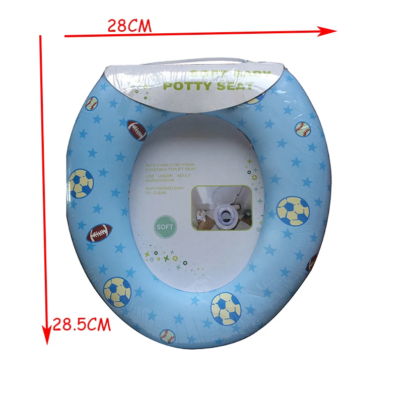 Tusunny PVC Printing Baby Soft Toilet Potty Seat Cover Training Seat