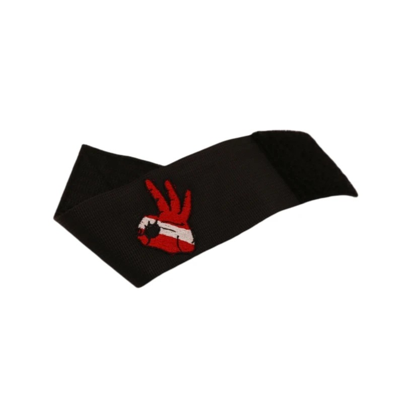 Embroidered Fabric Velcroes Custom Sports Armband Wrist Ankle Leg Embroidered Armband Straps Straps Wrist Straps