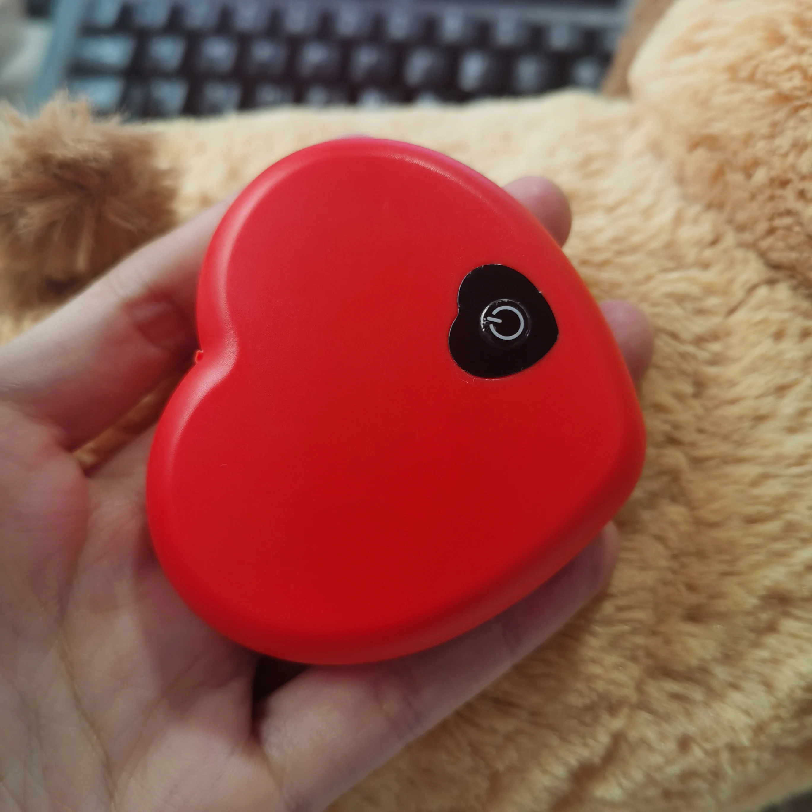 Wholesale Hot Selling Dog Cat Behavioral Aid Toy Pet Plush Toy with Hearbeat warm bag