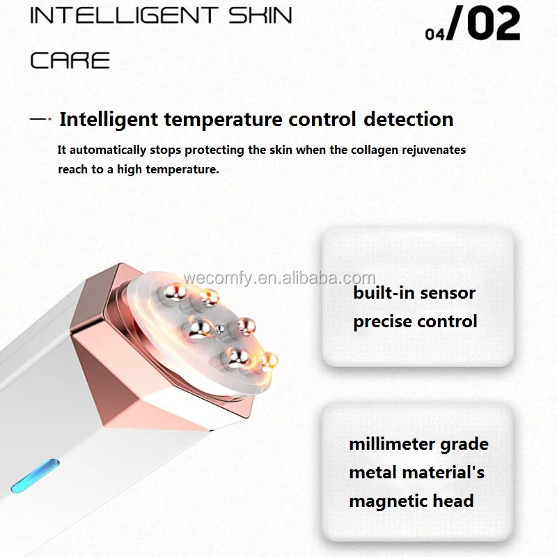 
home use salon Face Lifting Skin Rejuvenation wrinkles reducing Eliminate edema RF+EMS Beauty Device WE-1608 