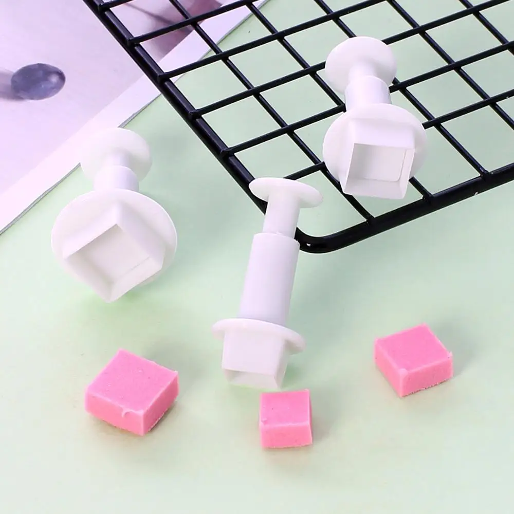 
Квадратные топперы для тортов и капкейков, кондитерские изделия для украшения тортов из мастики, кондитерские резаки 