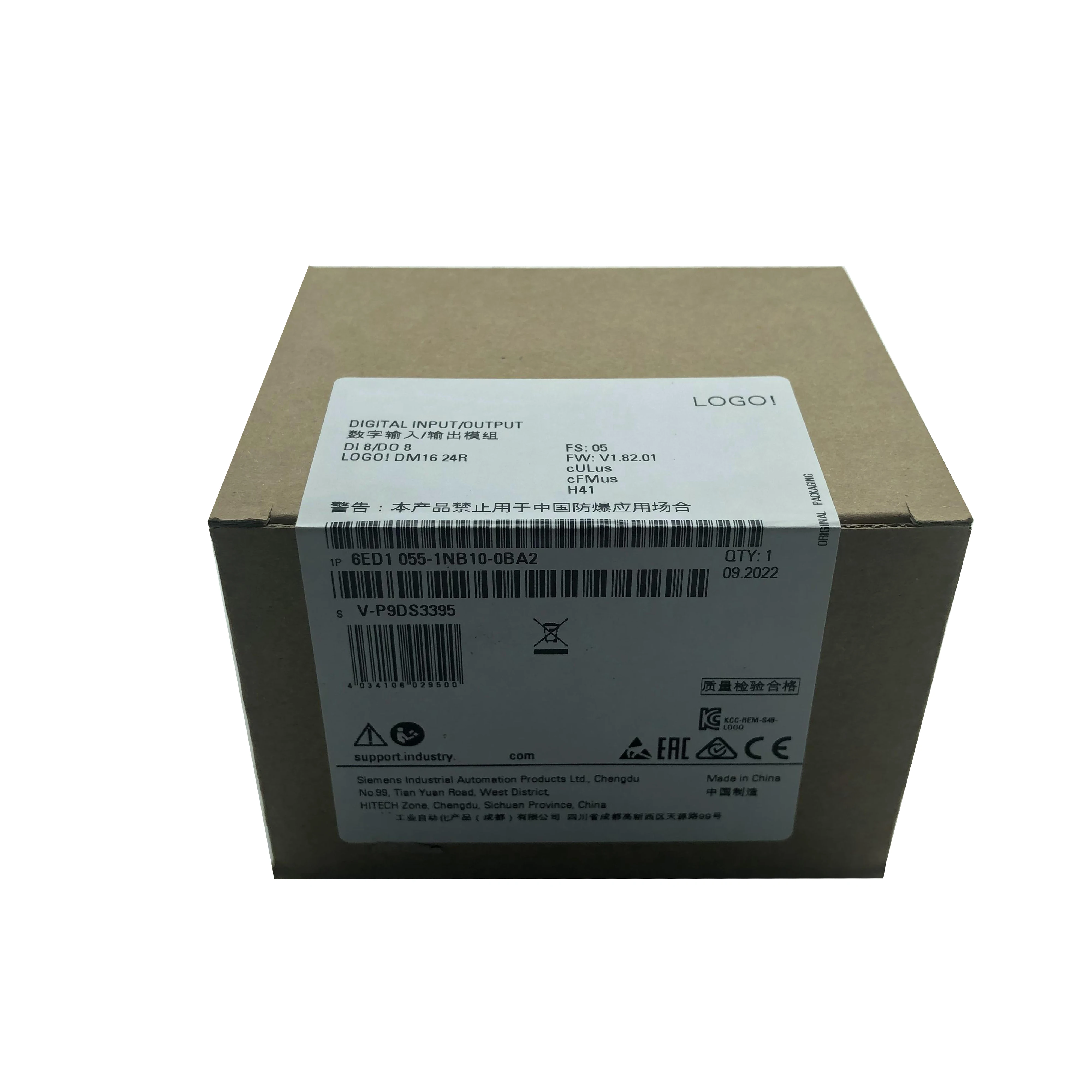 New Original 6ED1055-1NB10-0BA2 6ed10551nb100ba2 SIMATIC S7-1200 Digital Input/Output Stock In Warehouse