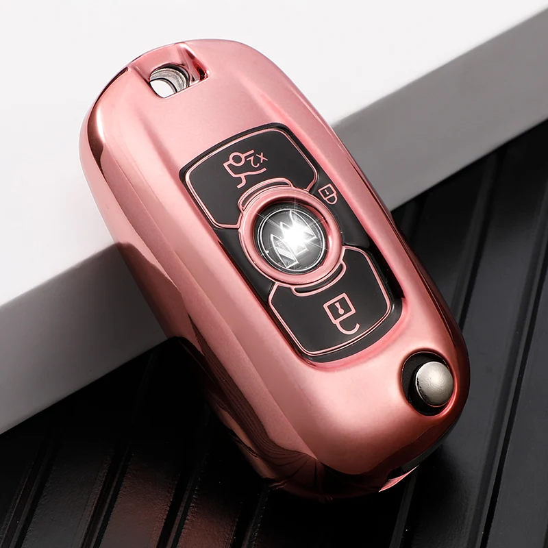 Car Logo New soft TPU Car Key Case Cover for Buick VERANO ENCORE GX GL6 for Opel Vauxhall Astra K Corsa E Protector Shell
