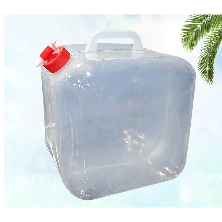 Outdoor Portable Plastic Foldable Drink Water 5L 10L 15L 20L Outdoor folding water bucket camping portable large capacity