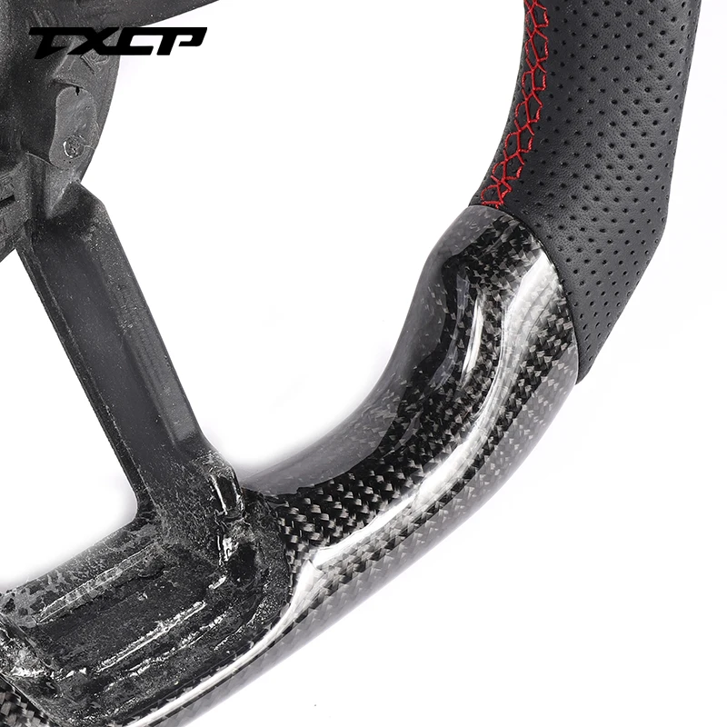 Рулевое колесо из углеродного волокна подходит для Audi TT R8 TTRS TTS MK2 MK3 s3 s4 s5 s6 s7 rs3 rs4 rs5 rs6 rs7 A4 A6 рулевое