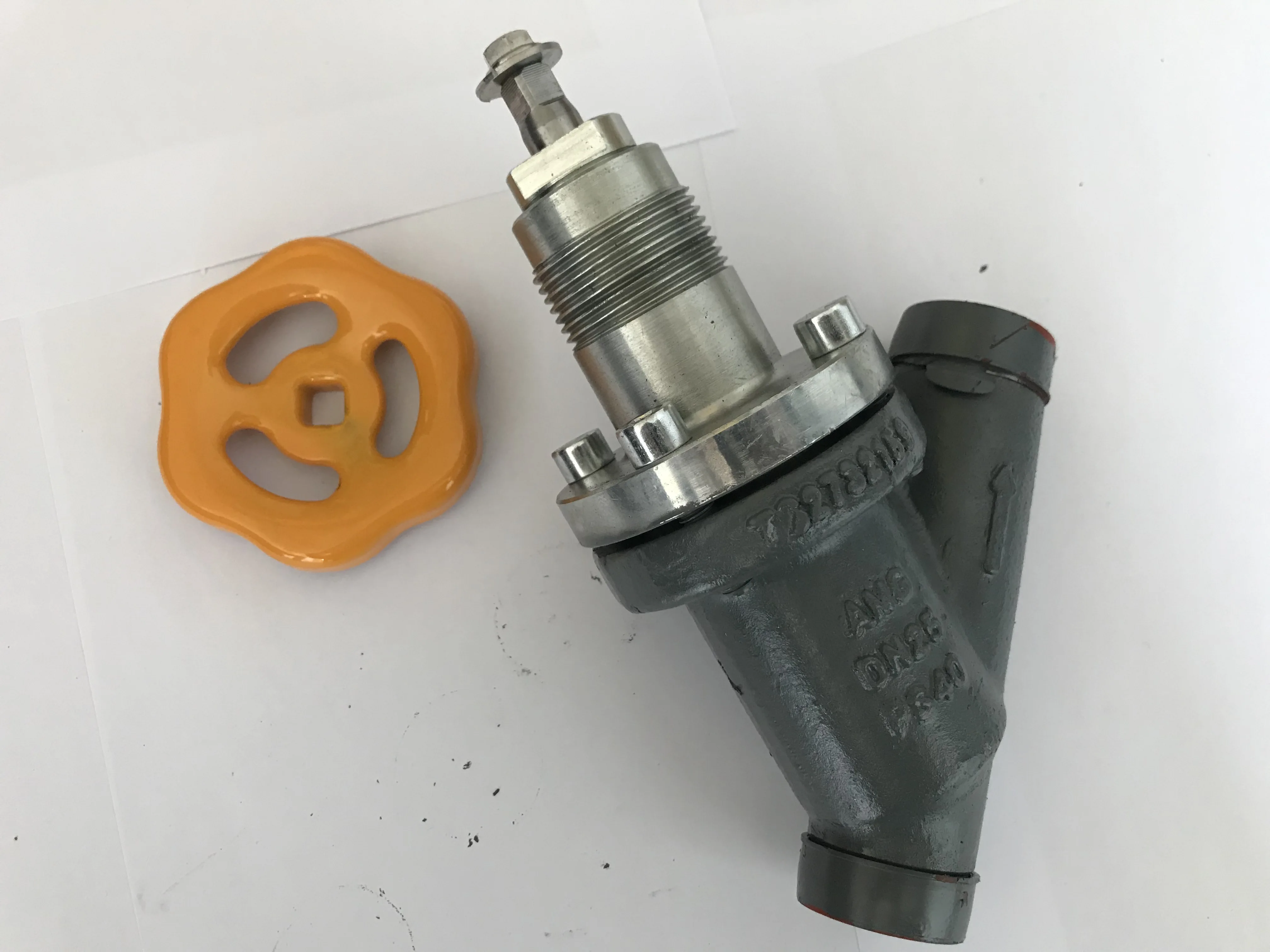 Straight  stop valve ammonia system valves